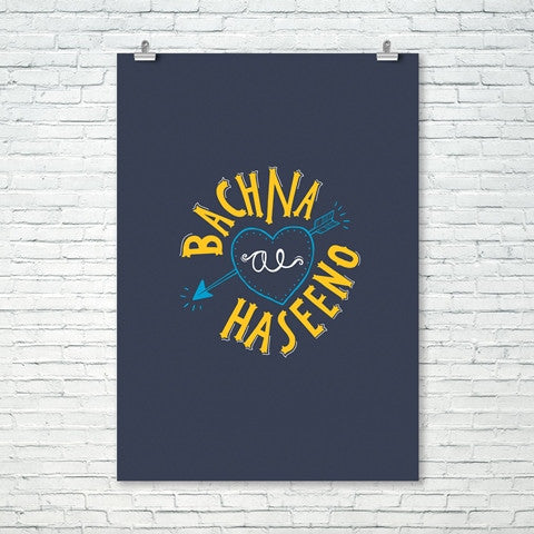 Bachna Ae Haseeno Wall Print