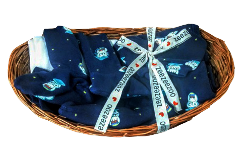 Owls Baby Essential Gift Basket (5pc)