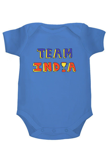 team india onesie zeezeezoo