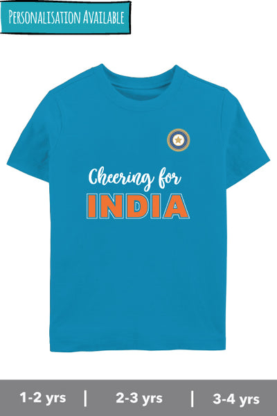 Cheering For India - Cricket Tshirt
