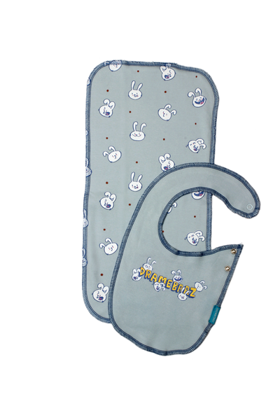 Dramebaaz - Bib and Burp Cloth Set